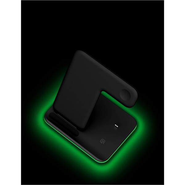 15W Fast Wireless Charger Station - 15W Fast Wireless Charger Station - Image 3 of 6