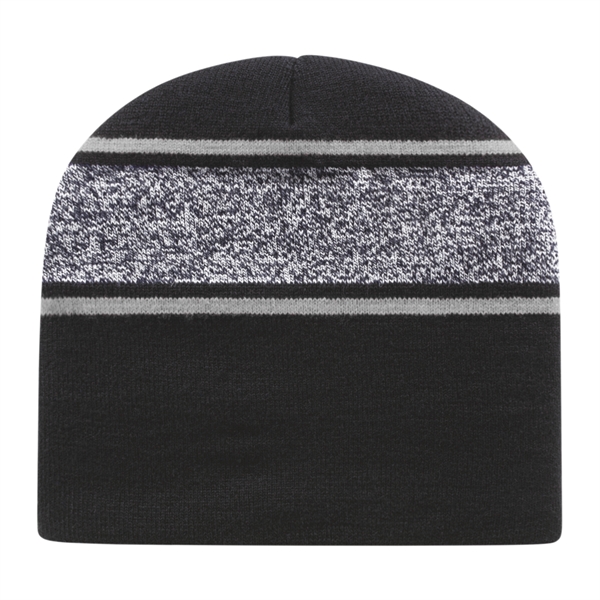 Variegated Striped Beanie - Variegated Striped Beanie - Image 5 of 6