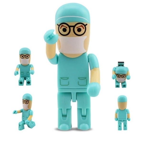 16GB Doctor Robot USB Flash Drive - 16GB Doctor Robot USB Flash Drive - Image 0 of 0
