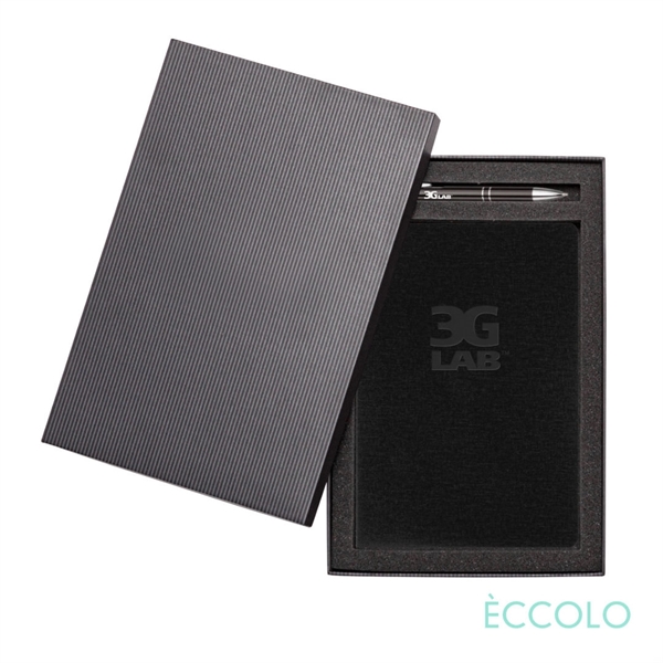 Custom Eccolo® Solo Journal/Clicker Pen Gift Set - (M)