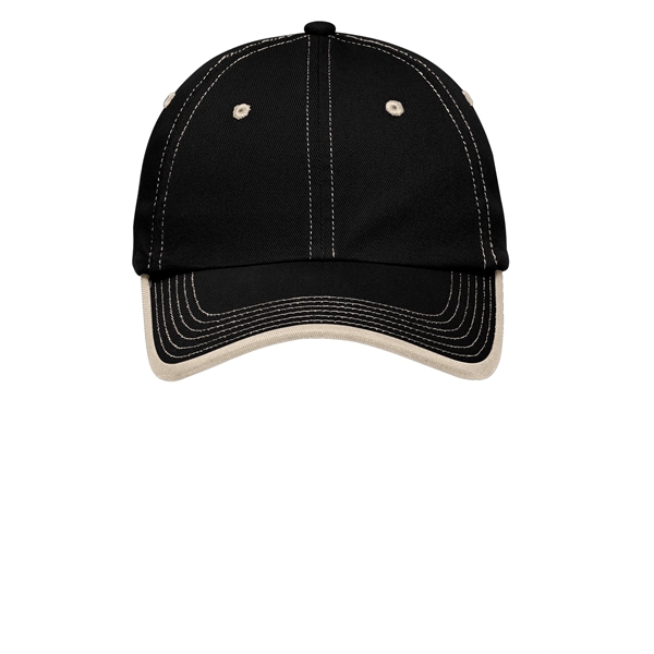 Port Authority Vintage Washed Contrast Stitch Cap. - Port Authority Vintage Washed Contrast Stitch Cap. - Image 14 of 19