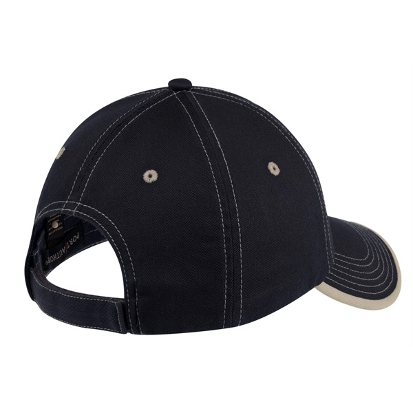 Port Authority Vintage Washed Contrast Stitch Cap. - Port Authority Vintage Washed Contrast Stitch Cap. - Image 18 of 19