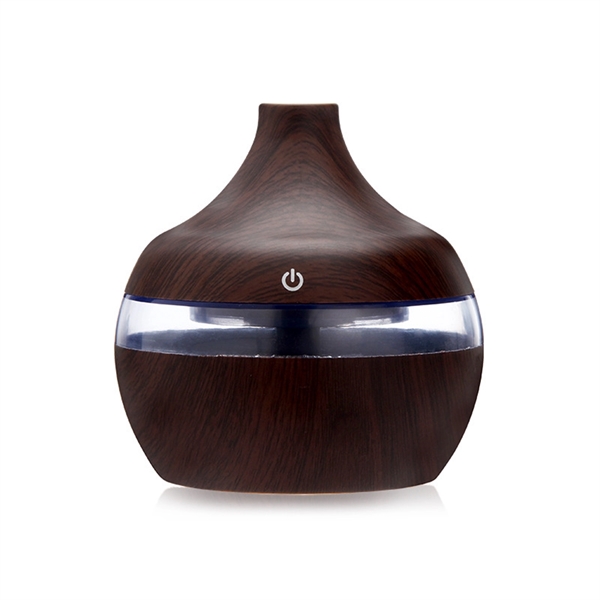 7 Colorful LED Light Wood Grain Ultrasonic Aroma Diffuser - 7 Colorful LED Light Wood Grain Ultrasonic Aroma Diffuser - Image 2 of 6