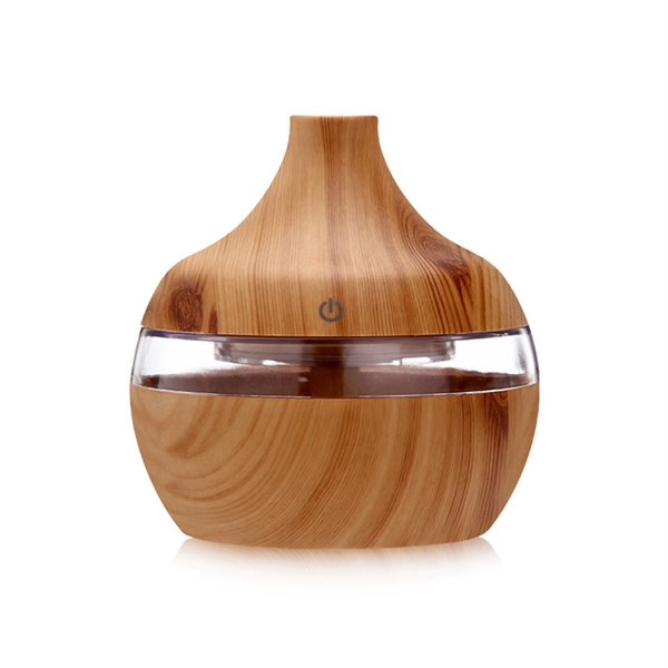 7 Colorful LED Light Wood Grain Ultrasonic Aroma Diffuser - 7 Colorful LED Light Wood Grain Ultrasonic Aroma Diffuser - Image 4 of 6