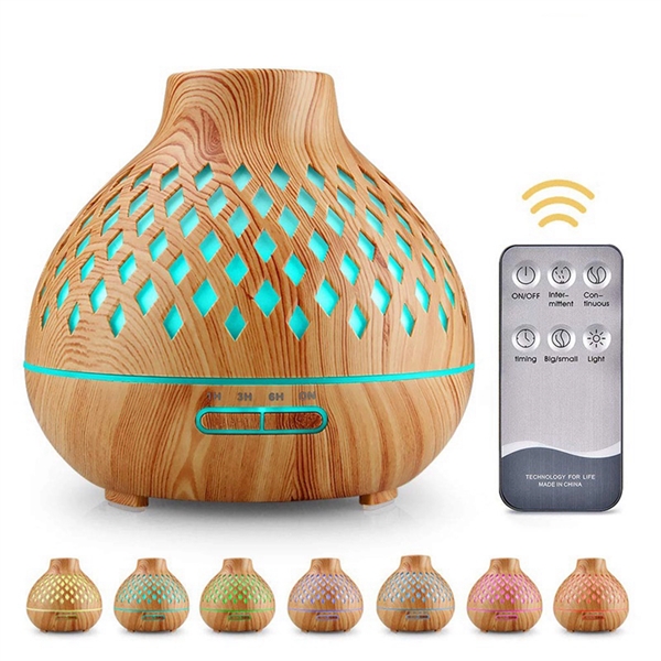 7 Color Light Remote Control Essential Oil Diffuser - 7 Color Light Remote Control Essential Oil Diffuser - Image 0 of 8