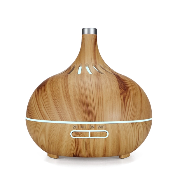 400ml Wood Grain Air Purifier Ultrasonic Aroma Oil Diffuser - 400ml Wood Grain Air Purifier Ultrasonic Aroma Oil Diffuser - Image 5 of 5