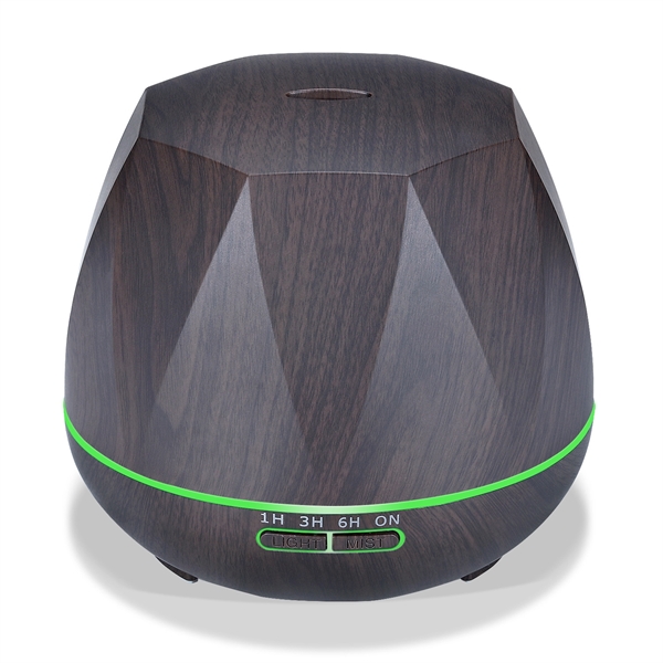 550Ml Remote Control Wood Grain Diamond Shape Humidifier - 550Ml Remote Control Wood Grain Diamond Shape Humidifier - Image 4 of 9