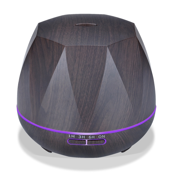 550Ml Remote Control Wood Grain Diamond Shape Humidifier - 550Ml Remote Control Wood Grain Diamond Shape Humidifier - Image 5 of 9