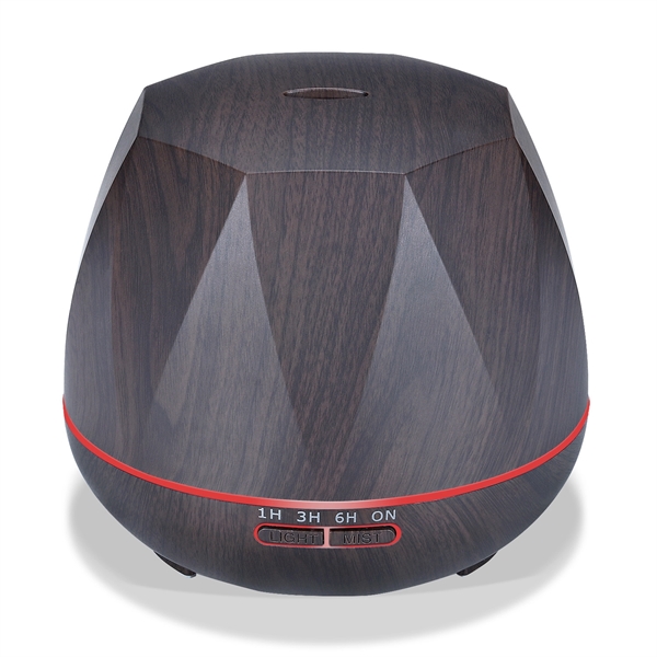 550Ml Remote Control Wood Grain Diamond Shape Humidifier - 550Ml Remote Control Wood Grain Diamond Shape Humidifier - Image 6 of 9