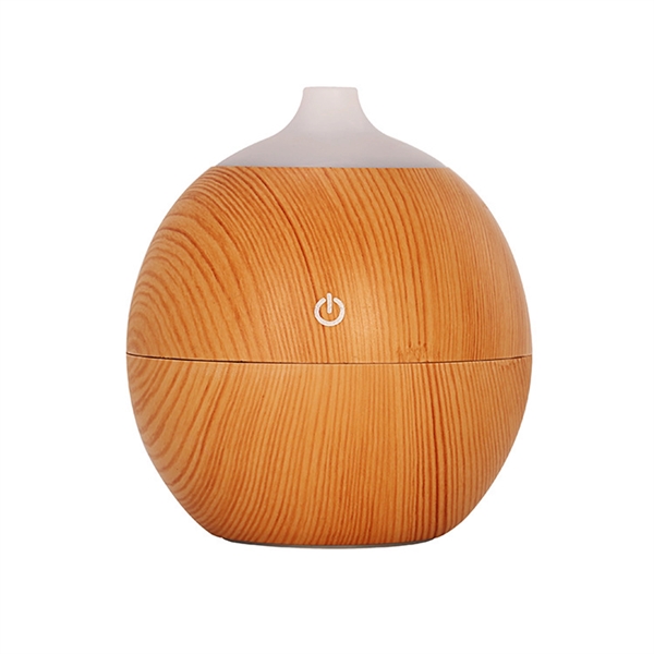 USB Wood Grain Aroma Humidifier with LED Light - USB Wood Grain Aroma Humidifier with LED Light - Image 3 of 4