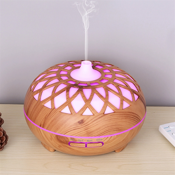 500 ml Wood Grain Hollow Humidifier - 500 ml Wood Grain Hollow Humidifier - Image 1 of 6