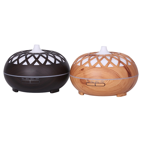 500 ml Wood Grain Hollow Humidifier - 500 ml Wood Grain Hollow Humidifier - Image 0 of 6