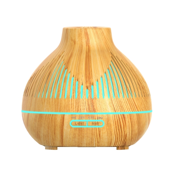 400ml Wood Grain Humidifier with 7 Color Night Light - 400ml Wood Grain Humidifier with 7 Color Night Light - Image 2 of 4