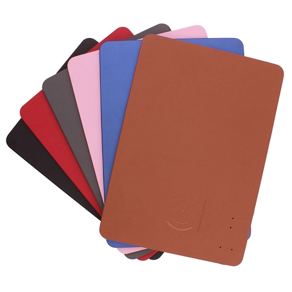 PU Wireless charger mouse pad - PU Wireless charger mouse pad - Image 4 of 4