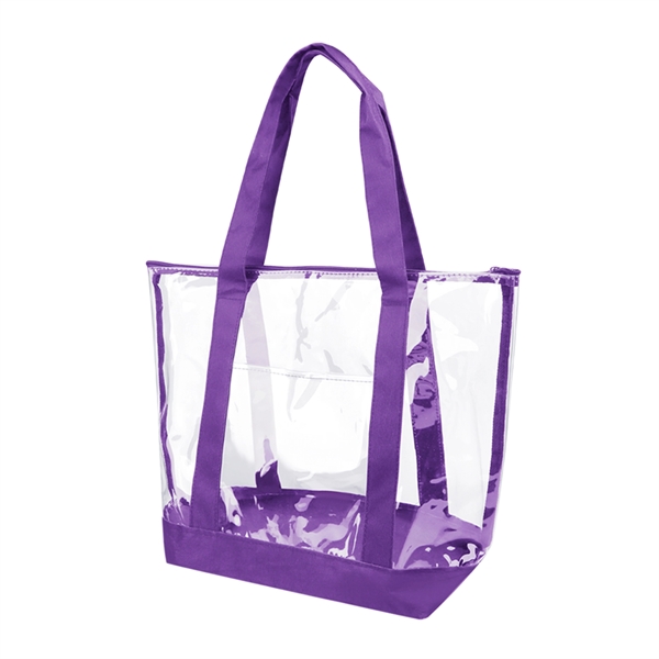 Clear Stadium Tote Bag - Clear Stadium Tote Bag - Image 1 of 10