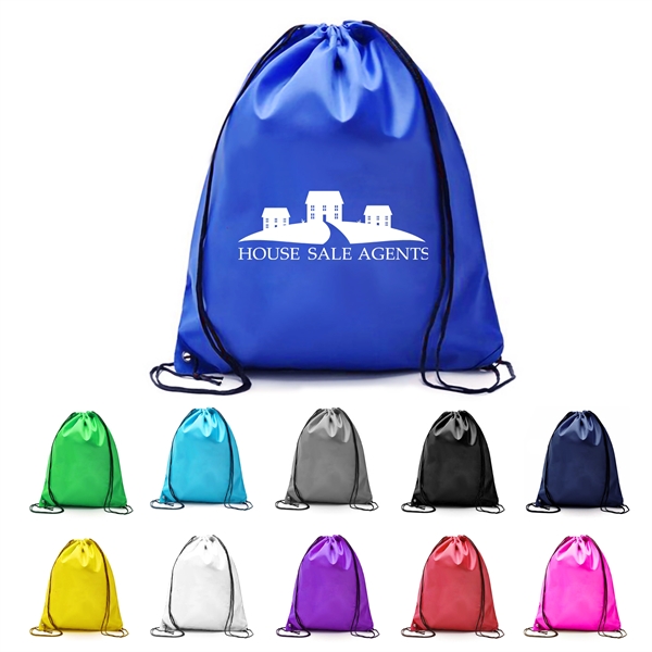 Polyester Drawstring Backpack - Polyester Drawstring Backpack - Image 0 of 0