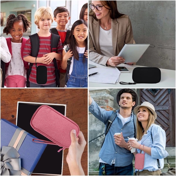 Portable Small Travel Cable Electronic Organizer Pouch Bag - Portable Small Travel Cable Electronic Organizer Pouch Bag - Image 3 of 3