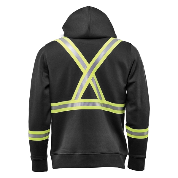 Men's Omega Reflective Zip Hoody - Men's Omega Reflective Zip Hoody - Image 2 of 3