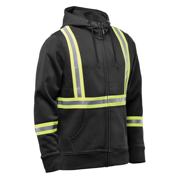 Men's Omega Reflective Zip Hoody - Men's Omega Reflective Zip Hoody - Image 0 of 3