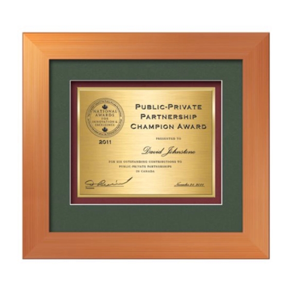 Custom Premier Certificate TexEtch - Bronze