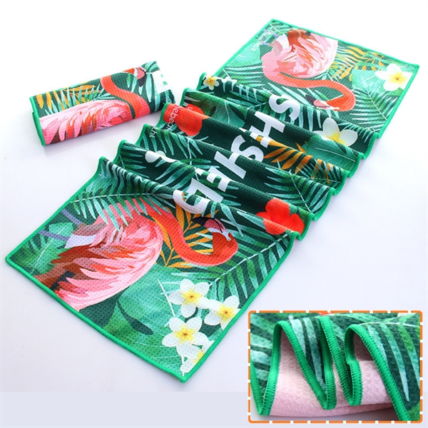 Quick Dry Gym Towel w/ Full Bleed Sublimation 200 GSM