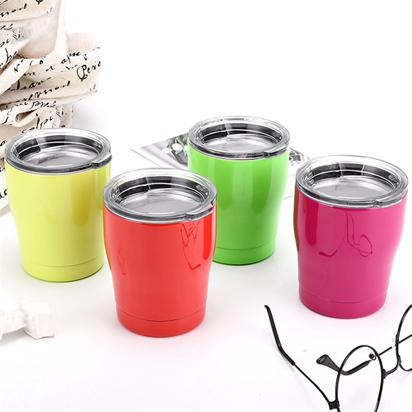 Double Wall Stainless Steel 8oz Kids Milk Tumbler - Double Wall Stainless Steel 8oz Kids Milk Tumbler - Image 0 of 6