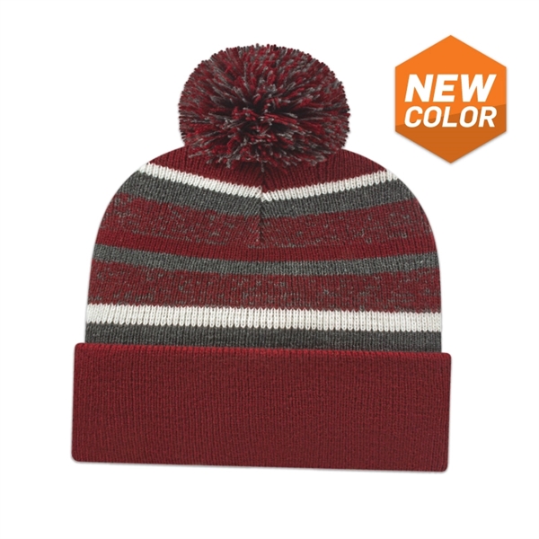 Fleece Lined Knit Toque with Cuff - Fleece Lined Knit Toque with Cuff - Image 4 of 10