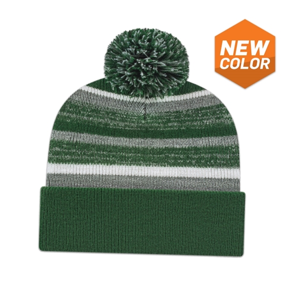 Fleece Lined Knit Toque with Cuff - Fleece Lined Knit Toque with Cuff - Image 6 of 10