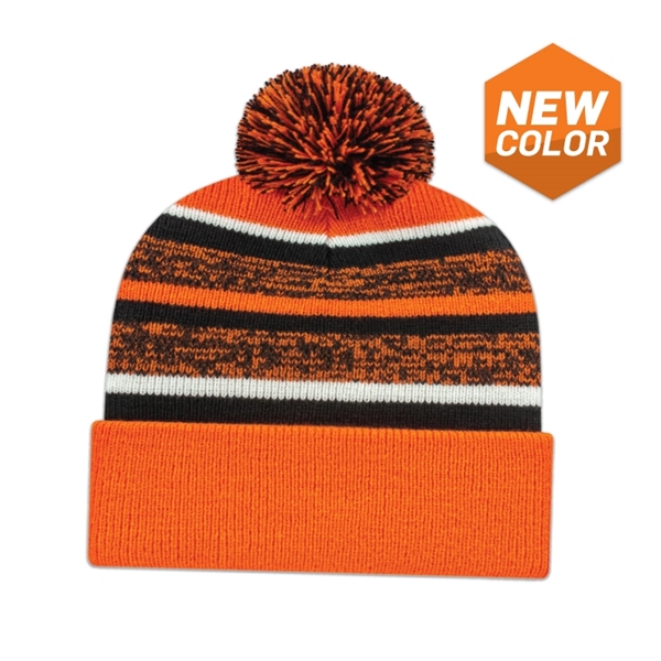 Fleece Lined Knit Toque with Cuff - Fleece Lined Knit Toque with Cuff - Image 8 of 10