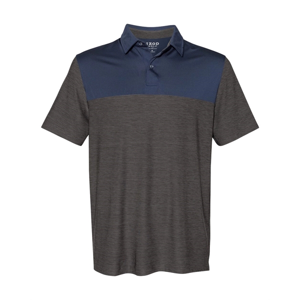 IZOD Colorblocked Space-Dyed Polo - IZOD Colorblocked Space-Dyed Polo - Image 1 of 12