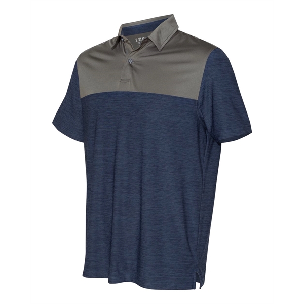 IZOD Colorblocked Space-Dyed Polo - IZOD Colorblocked Space-Dyed Polo - Image 5 of 12