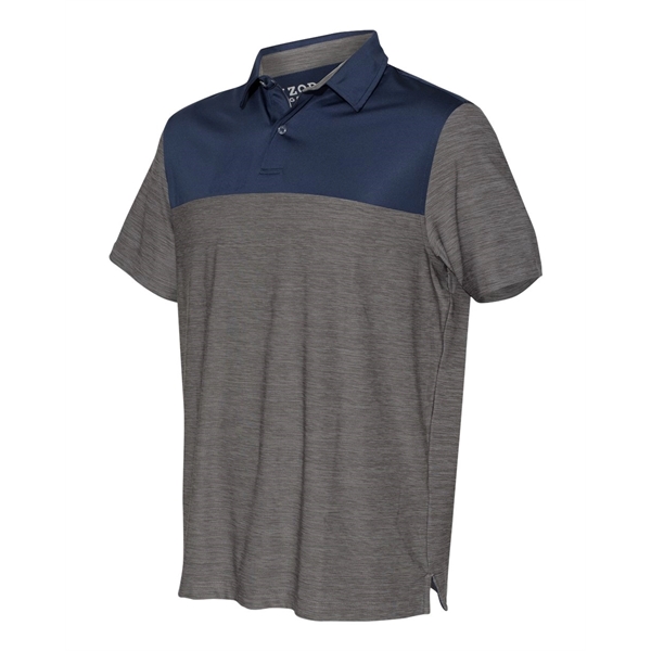 IZOD Colorblocked Space-Dyed Polo - IZOD Colorblocked Space-Dyed Polo - Image 8 of 12