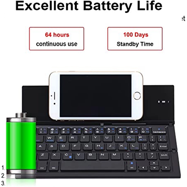 Aluminium Alloy Foldable Keyboard - Aluminium Alloy Foldable Keyboard - Image 4 of 4