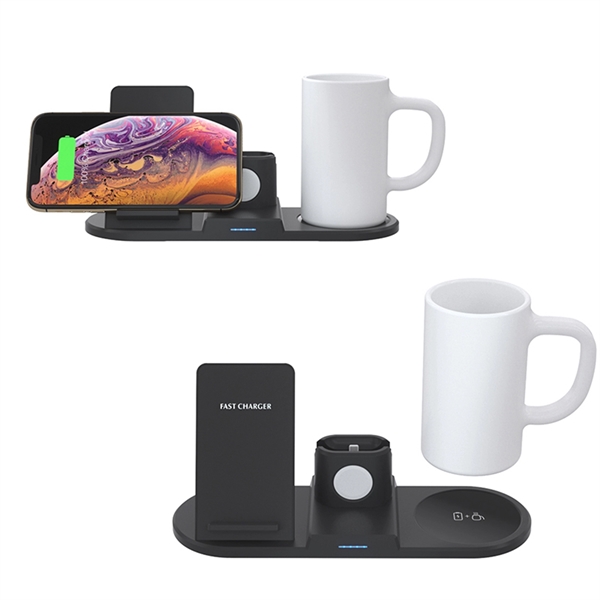 15W Multi-function Wireless Charger with Heating Cup - 15W Multi-function Wireless Charger with Heating Cup - Image 4 of 9