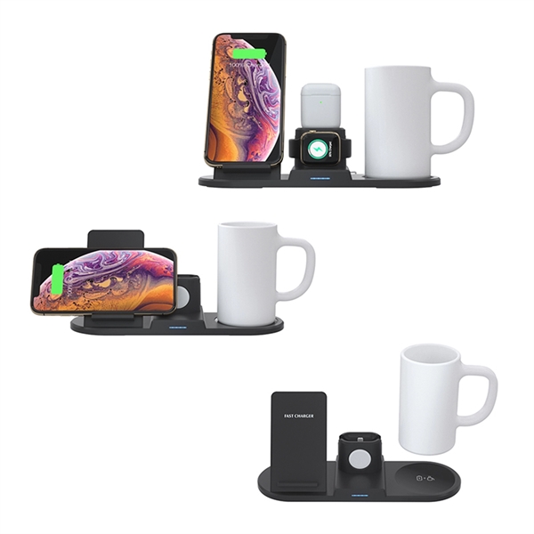 15W Multi-function Wireless Charger with Heating Cup - 15W Multi-function Wireless Charger with Heating Cup - Image 0 of 9