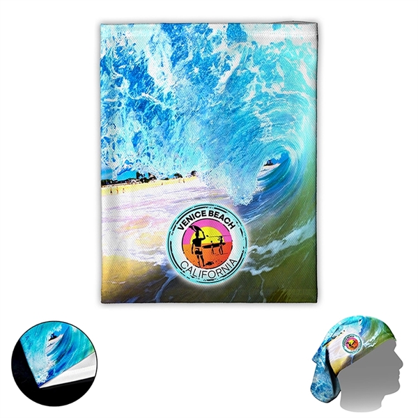Recycled RPET 170 GSM Full Color Sublimation Gaiter