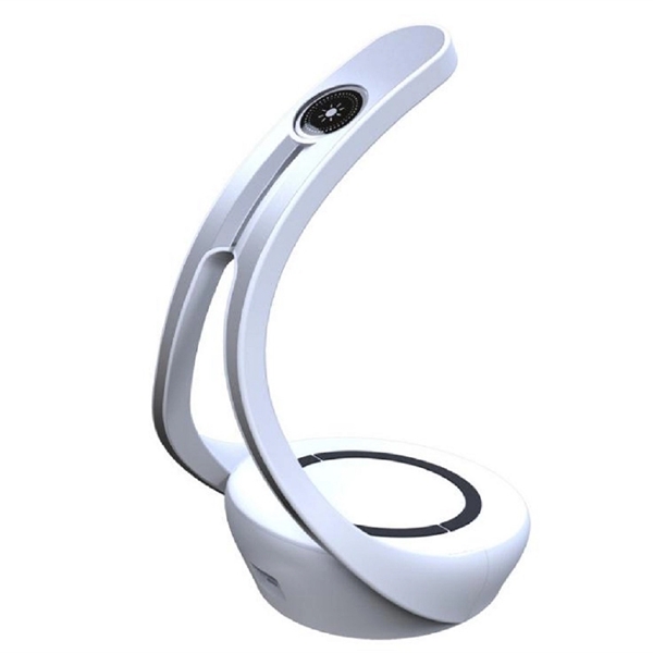 Fast Qi Wireless Charger Stand LED Desk Lamp - Fast Qi Wireless Charger Stand LED Desk Lamp - Image 2 of 8