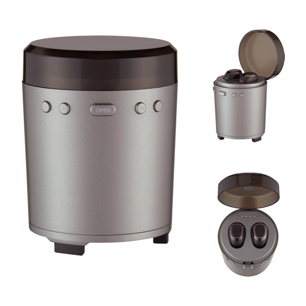 In-Sync Wireless Earbuds And Speaker Set - In-Sync Wireless Earbuds And Speaker Set - Image 2 of 7