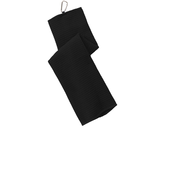 Port Authority Waffle Microfiber Golf Towel. - Port Authority Waffle Microfiber Golf Towel. - Image 0 of 4