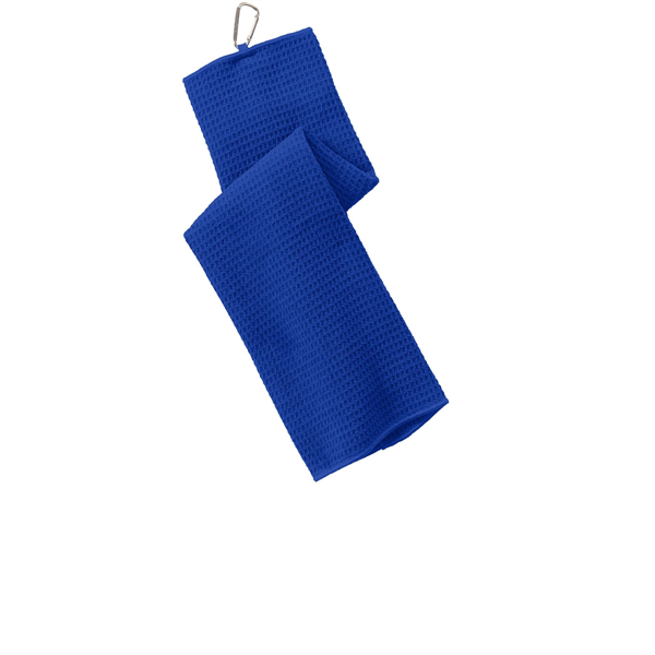 Port Authority Waffle Microfiber Golf Towel. - Port Authority Waffle Microfiber Golf Towel. - Image 1 of 4