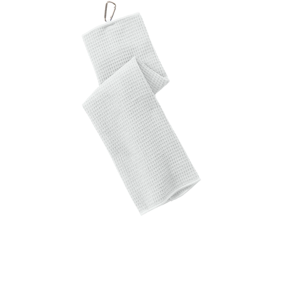 Port Authority Waffle Microfiber Golf Towel. - Port Authority Waffle Microfiber Golf Towel. - Image 2 of 4