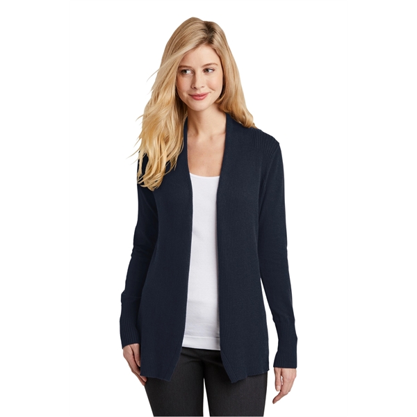 Port Authority Women's Open Front Cardigan Sweater. - Port Authority Women's Open Front Cardigan Sweater. - Image 15 of 20