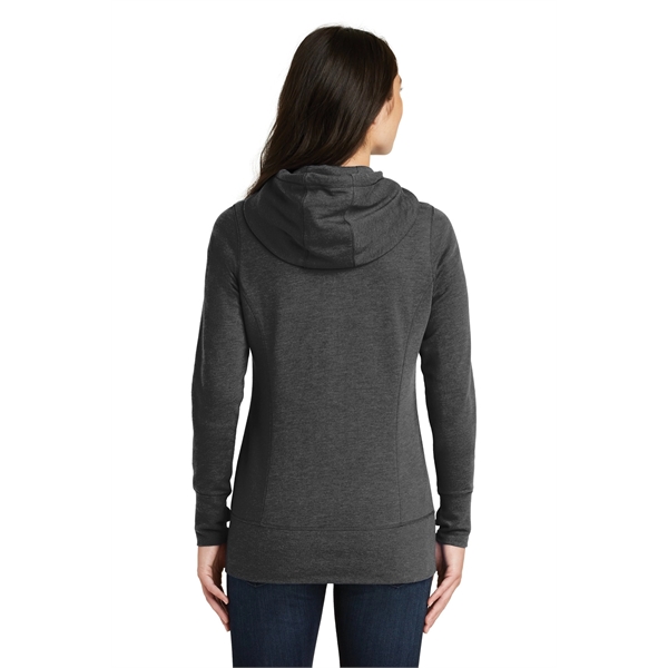 New Era Women's Tri-Blend Fleece Full-Zip Hoodie. - New Era Women's Tri-Blend Fleece Full-Zip Hoodie. - Image 7 of 15