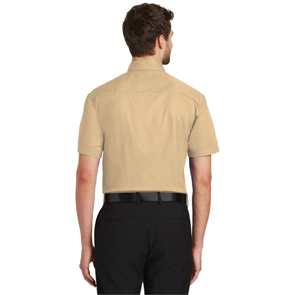 Port Authority Short Sleeve Twill Shirt. - Port Authority Short Sleeve Twill Shirt. - Image 24 of 28