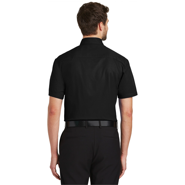 Port Authority Short Sleeve Twill Shirt. - Port Authority Short Sleeve Twill Shirt. - Image 25 of 28