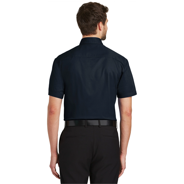 Port Authority Short Sleeve Twill Shirt. - Port Authority Short Sleeve Twill Shirt. - Image 26 of 28