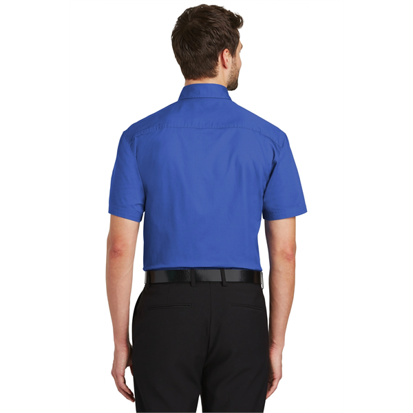 Port Authority Short Sleeve Twill Shirt. - Port Authority Short Sleeve Twill Shirt. - Image 27 of 28