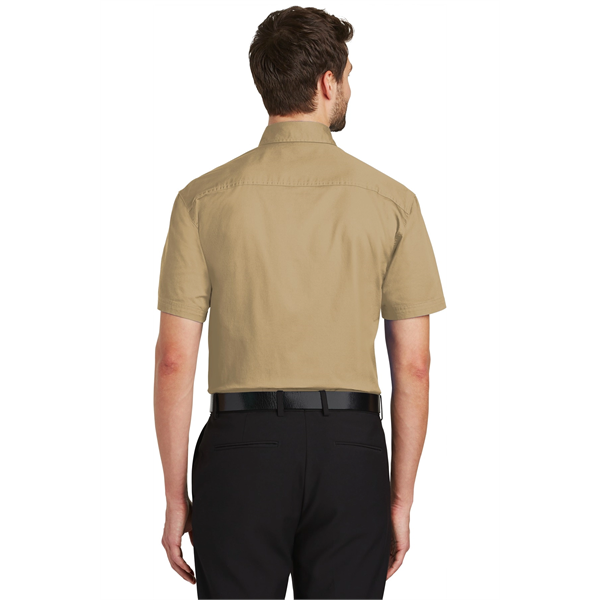 Port Authority Short Sleeve Twill Shirt. - Port Authority Short Sleeve Twill Shirt. - Image 28 of 28