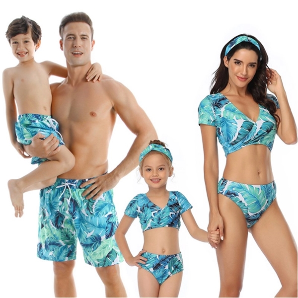 Customized various shapes of parent-child swimwear - Customized various shapes of parent-child swimwear - Image 0 of 4