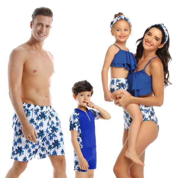 Customized various shapes of parent-child swimwear - Customized various shapes of parent-child swimwear - Image 1 of 4